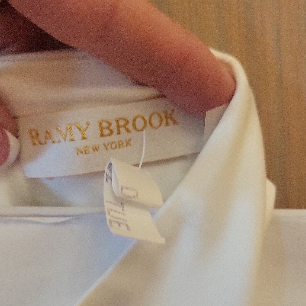 Ramy Brook Ivory Cascading Wedding Dress - Picture 5 of 7